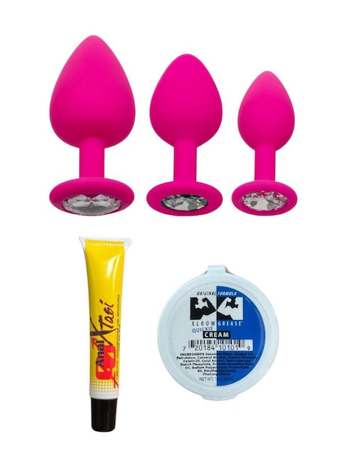 Kit plug anal con lubricante Farvisan