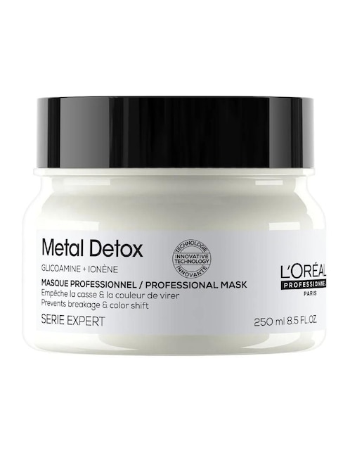 Crema para cabello maltratado L´oreal Professionnel Metal Detox para desintoxicar