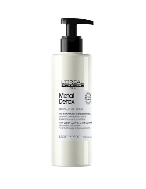Tratamiento capilar pre-shampoo reparador Loreal Professionnel Metal Detox
