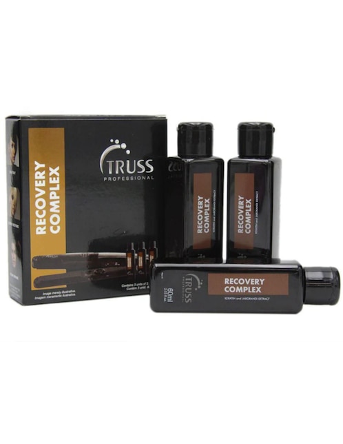 Set tratamiento capilar Recovery complex alaciante Truss