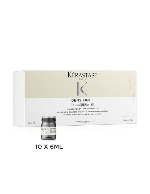 Tratamiento para cuero cabelludo densificante para mujeres dens cure femme de 6ml voluminizante 1