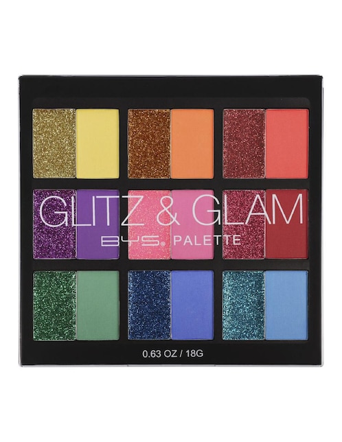 Paleta de sombras para ojos BYS 18 tonos