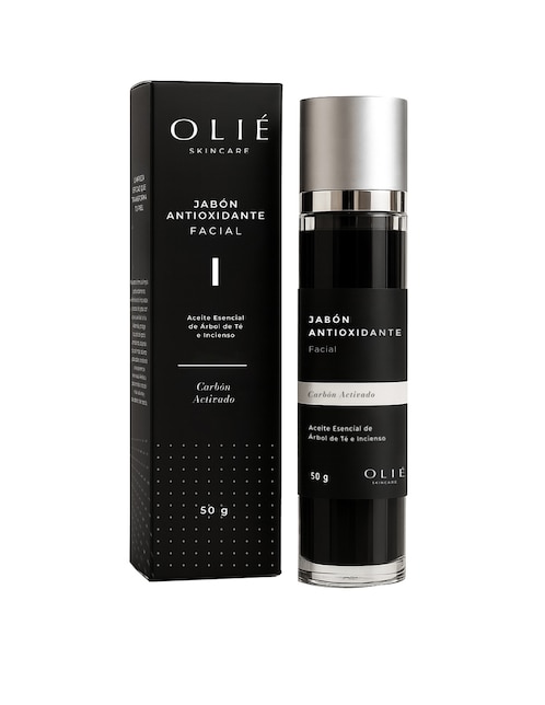 Limpiador facial Jabón antioxidante Olié para eliminar el brillo