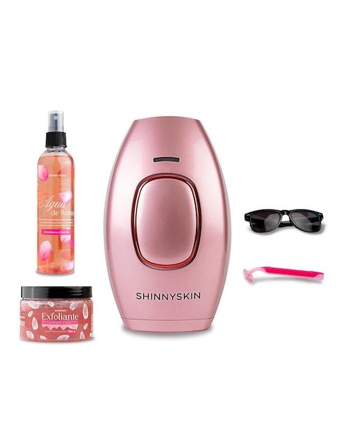 Kit depiladora ipl "para" rostro y cuerpo shinnyskin kit de depilación clásico
