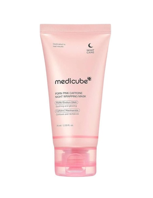 MEDICUBE Mascarilla facial PDRN Pink Caffeine Night Wrapping Mask Medicube Nigth Care 75 ml