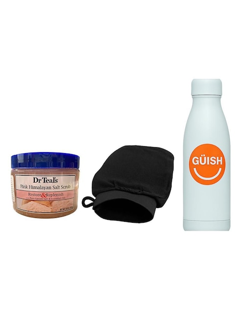Kit exfoliante corporal sal del Himalaya Dr Teal's todo tipo de piel