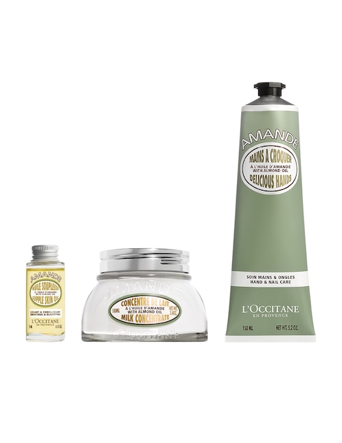 Kit tratamiento corporal Almond Full hidratante Amande 1