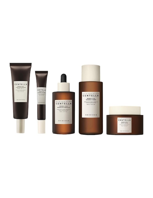 Kit tratamiento facial Madagascar Centella hidrata, protege y limpia Skin1004 Probio-Cica