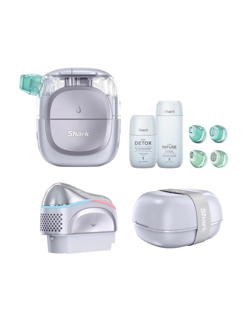 SHARK Kit de exfoliante Glow At Home Hydro-Powered Facial System Shark FacialPro todo tipo de piel