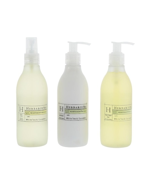 Set de baño Schätz & Cattani´Te Blanco y Pepino 250ml
