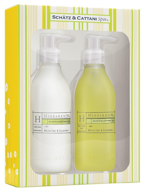 Set bath & body para suavizar Schatz & Cattani Spa Herbarium