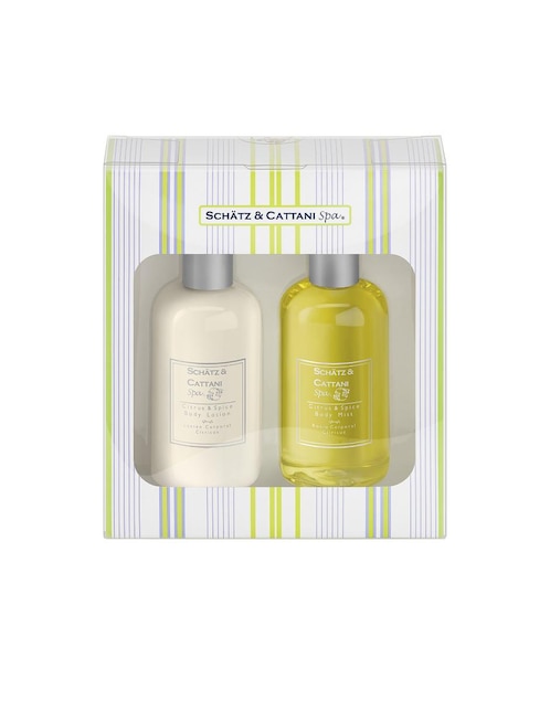 Set bath & body para suavizar Schatz & Cattani Spa 2 piezas