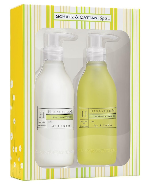 Set bath & body para suavizar Schatz & Cattani Spa Herbarium