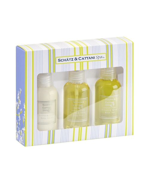 Set de baño y cuerpo para suavizar Schatz & Cattani Spa 3 piezas