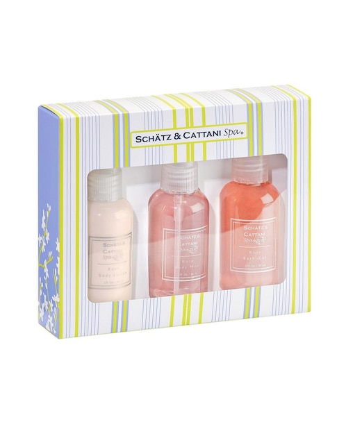 Set bath & body para hidratar schatz & cattani spa 3 piezas