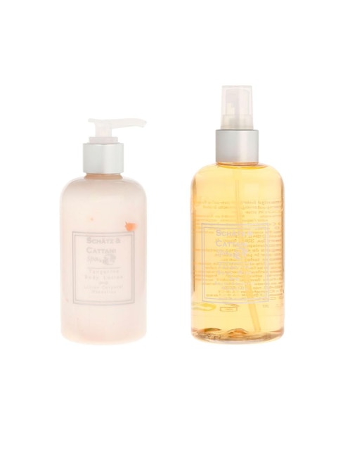 Set bath & body para suavizar Schatz & Cattani Spa 2 piezas