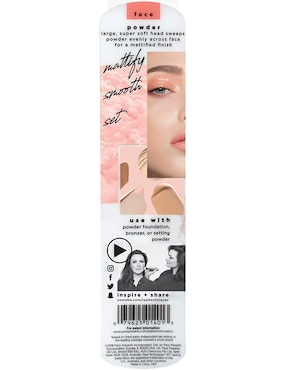 Brocha para maquillaje Real Techniques Ultra Plush Powder Makeup Brush 201