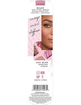 Brocha para maquillaje Real Techniques Ultra Plush Blush Makeup Brush 400