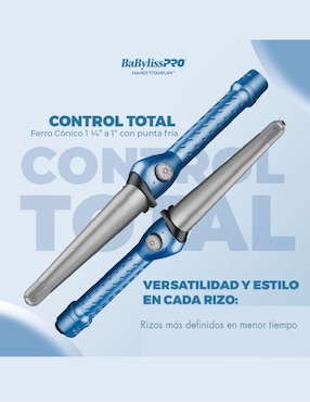 Rizadora de cabello Babyliss BABNT125TBES 28 mm de Nano Titanium