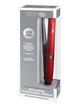 Alaciadora Conair Infinitipro CS95RES placas de cerámica - titanio