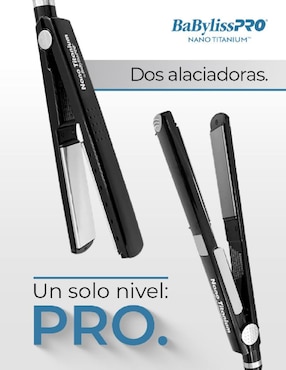 Set alaciadora Babyliss BABNTBKPP2TES placas de nano titanium