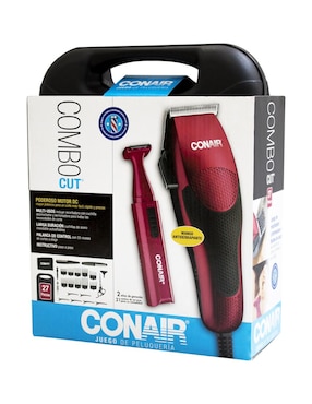 Set de peluquería Conair rojo