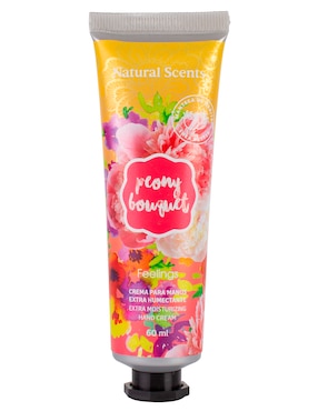 Crema Para Manos Recomendada Para Humectar Día Y Noche Peony Bouquet Natural Scents Feelings Para Todo Tipo De Piel