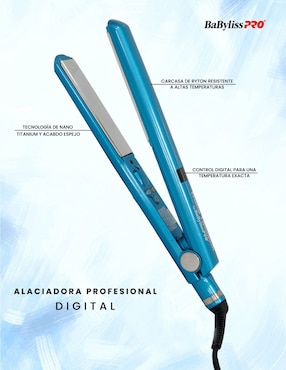 Alaciadora Babyliss BABNT2197TES placas de nano titanium