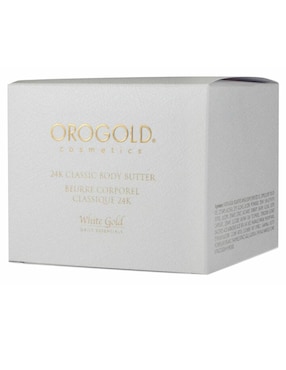 Crema para cuerpo recomendada para hidratar día y noche Orogold 24K White para todo tipo piel