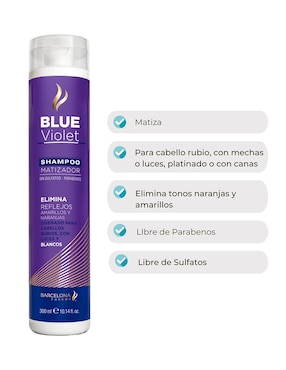 Shampoo para cabello Blue Violet Barcelona