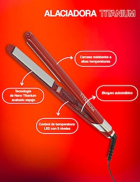 Alaciadora Babyliss BT130TRES placas de nano titanium