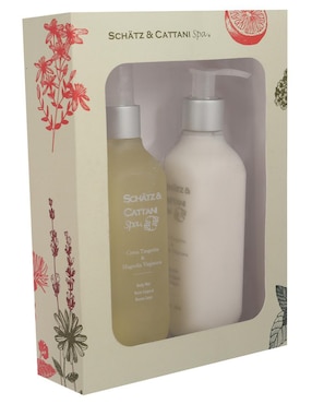 Set bath & body para relajación Schatz & Cattani Spa 2 piezas