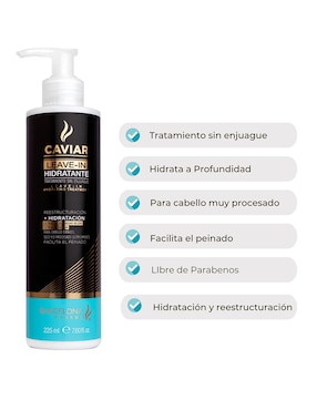 Tratamiento para capilar Leave In reparador Barcelona Caviar