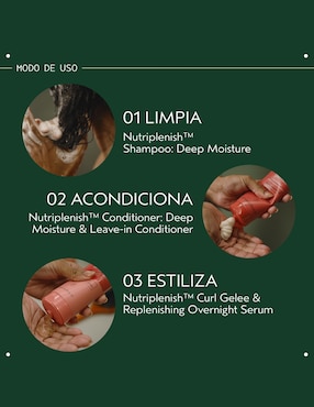 Shampoo para cabello Nutriplenish Deep Moisture Aveda 250 ml