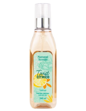 Body Mist Natural Scents Twist Cítrico Para Mujer