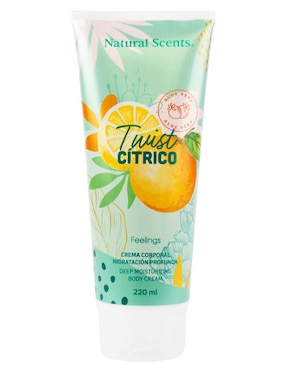 Crema Hidratante Natural Scents Feelings Twist Cítrico 220 Ml