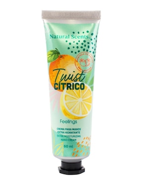 Crema Para Manos Natural Scents Feelings Twist Cítrico 60 Ml