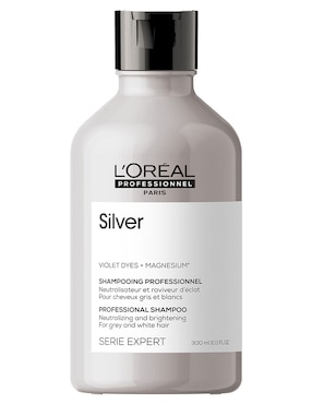 Shampoo Para Cabello Morado Con Canas O Platinado L'Oreal Professionnel Silver