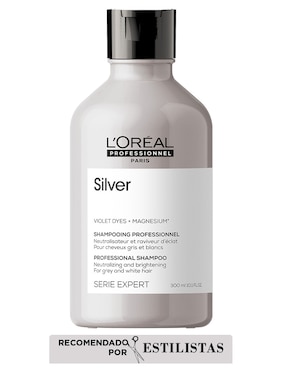 Shampoo para cabello con canas o platinado Silver L'Oreal Professionnel 300 ml