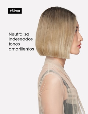 Shampoo para cabello con canas o platinado Silver L'Oreal Professionnel 300 ml