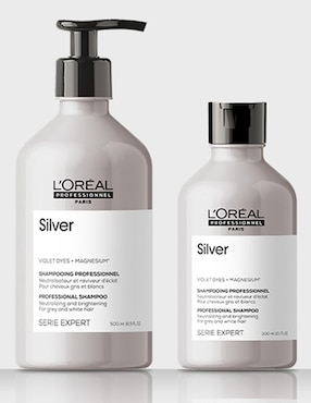Shampoo para cabello con canas o platinado Silver L'Oreal Professionnel 500 ml