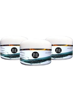 Set De 3 Frascos De Crema De Rosa Mosqueta Natural Hidratante JYE