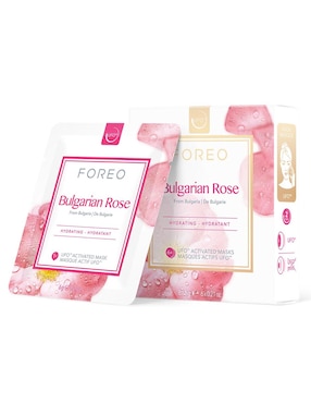 Mascarilla Facial Para Nutrir Bulgarian Rose FOREO UFO 6 Piezas