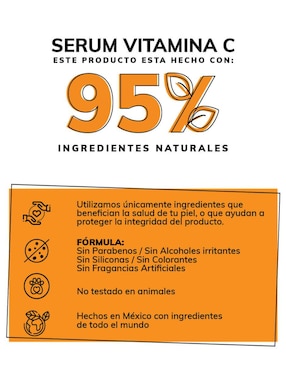 Sérum antimanchas facial Vitamina C SKincare Quotidien tipo piel