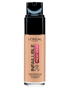 Base de maquillaje líquida Loreal Paris Infallible 24H Fresh Wear natural