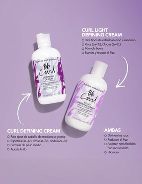 Crema para cabello rizado BB Curl Bumble & Bumble para hidratar