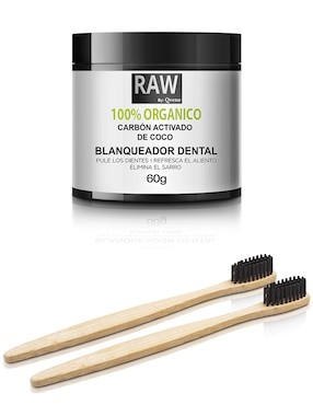 Set Blanqueador Dental + 2 Cepillos De Dientes Qvene