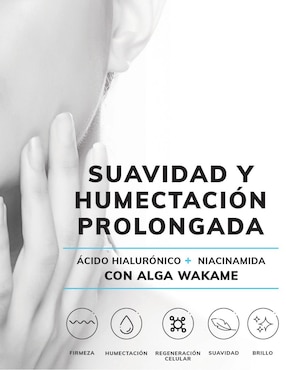 Gel Hidratante con Acido Hialuronico y Niacinanamida Skin Care Crema Facial Quotidien 50ml
