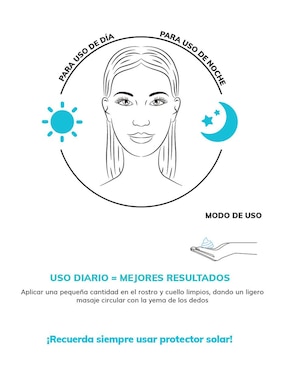 Gel Hidratante con Acido Hialuronico y Niacinanamida Skin Care Crema Facial Quotidien 50ml
