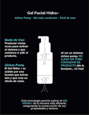 Gel Hidratante con Acido Hialuronico y Niacinanamida Skin Care Crema Facial Quotidien 50ml
